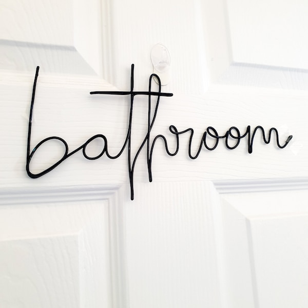 Bathroom Sign - Etsy UK