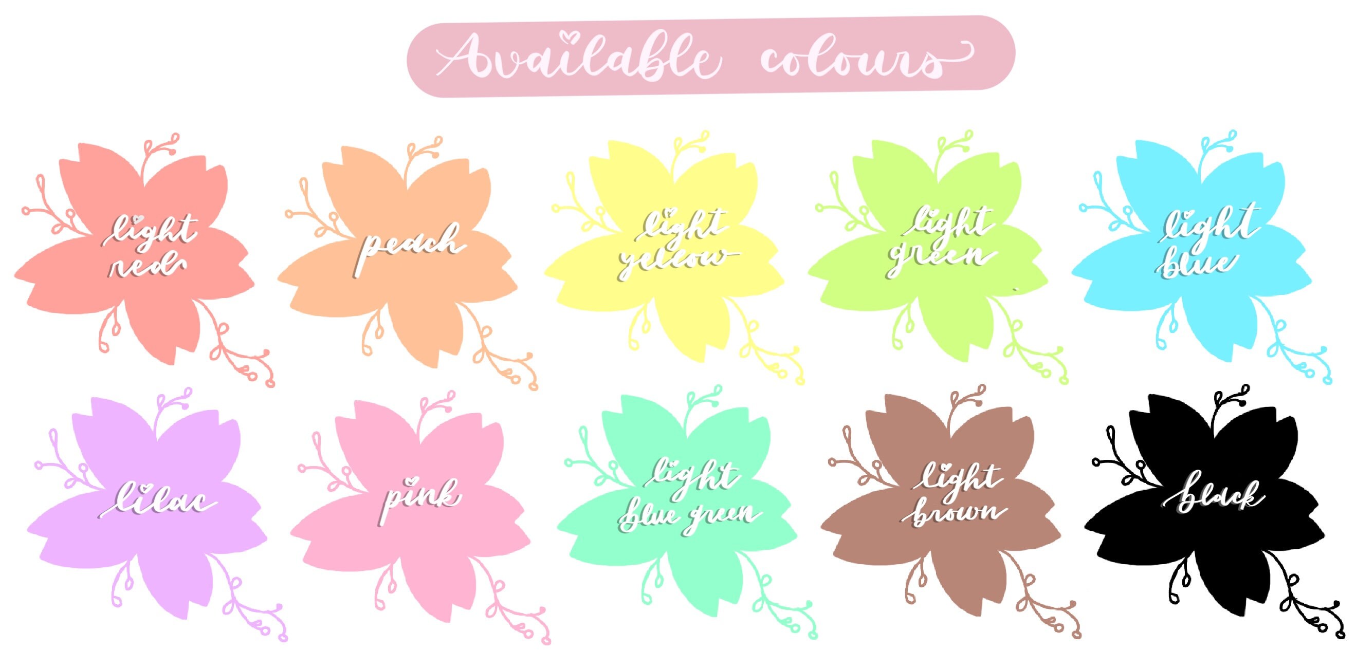 Sticker Sheet Alphabet Kawaii Aesthetic Stickers Etsy