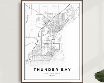 Thunder Bay Handmade Print Persians Linocut