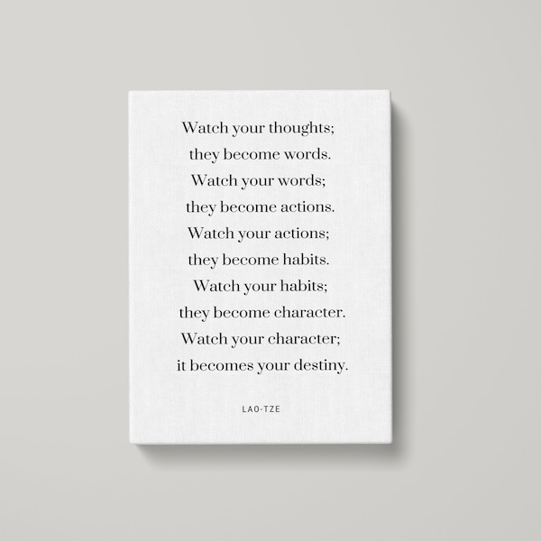 Watch Your Thoughts - Etsy