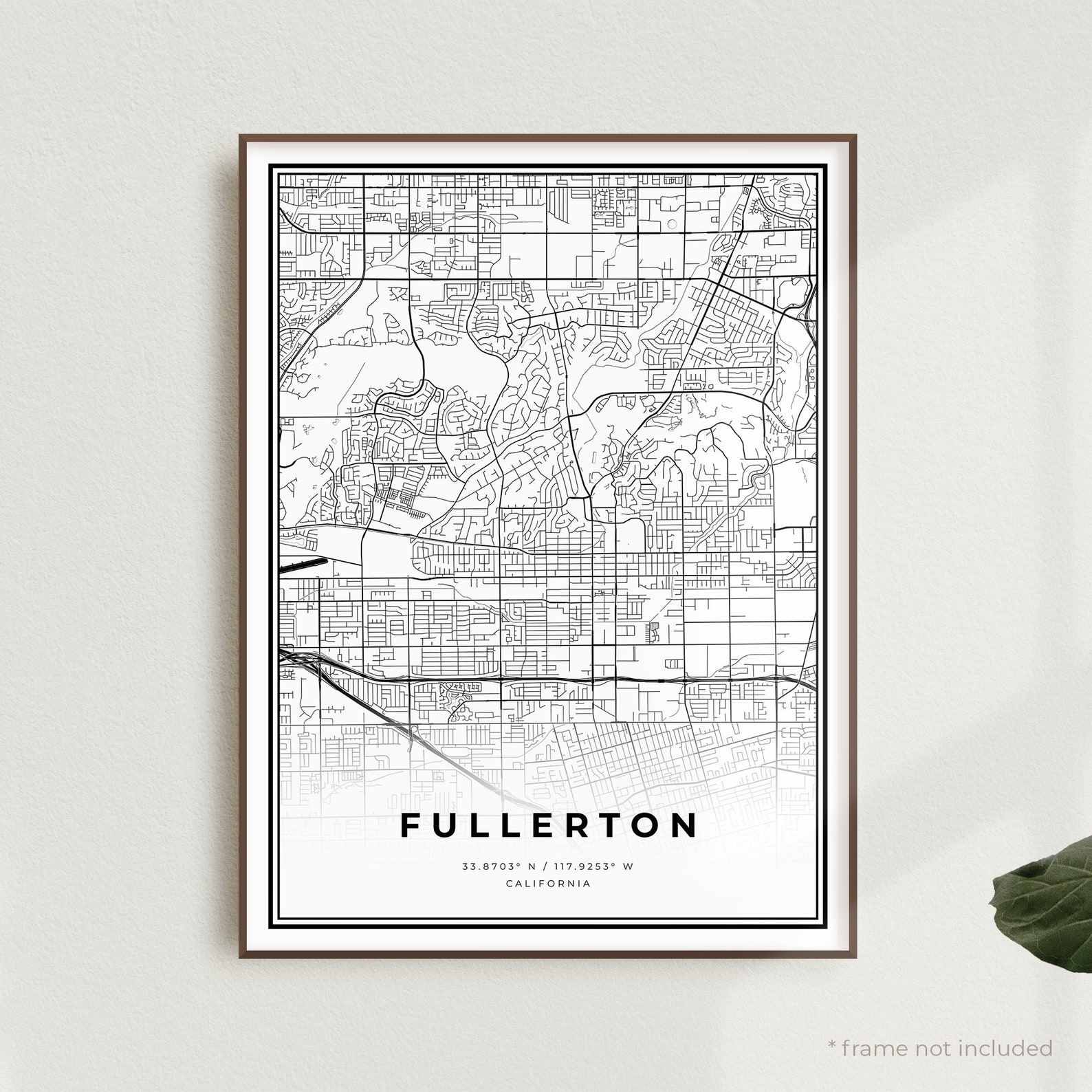 Fullerton Map Print Fullerton Street - Il 1588xN.2597111274 Kn0g