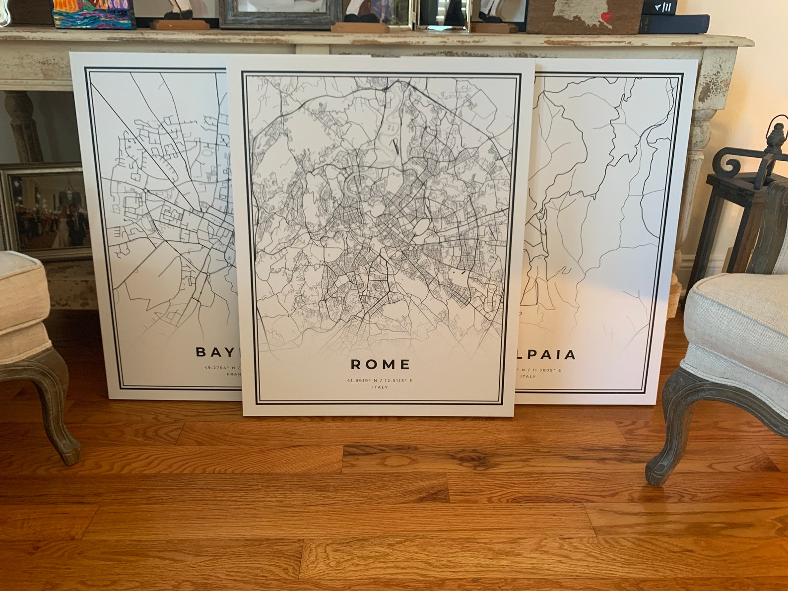 Custom Map, Personalized Map Prints, Map Posters, Custom Map Art, City
