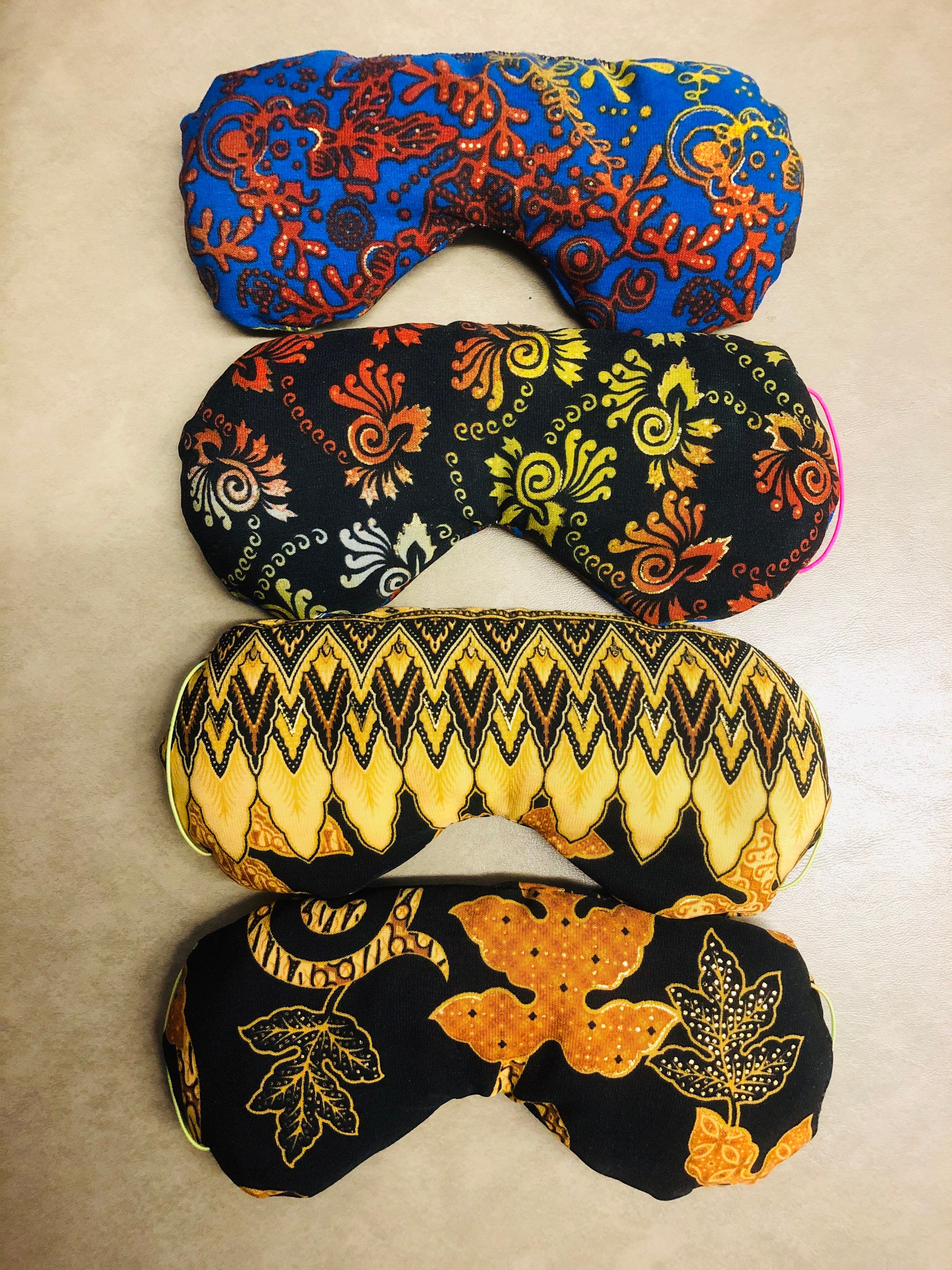 Eye Pillow Filled With Organic Lavender and Flaxseed Made With Remnants