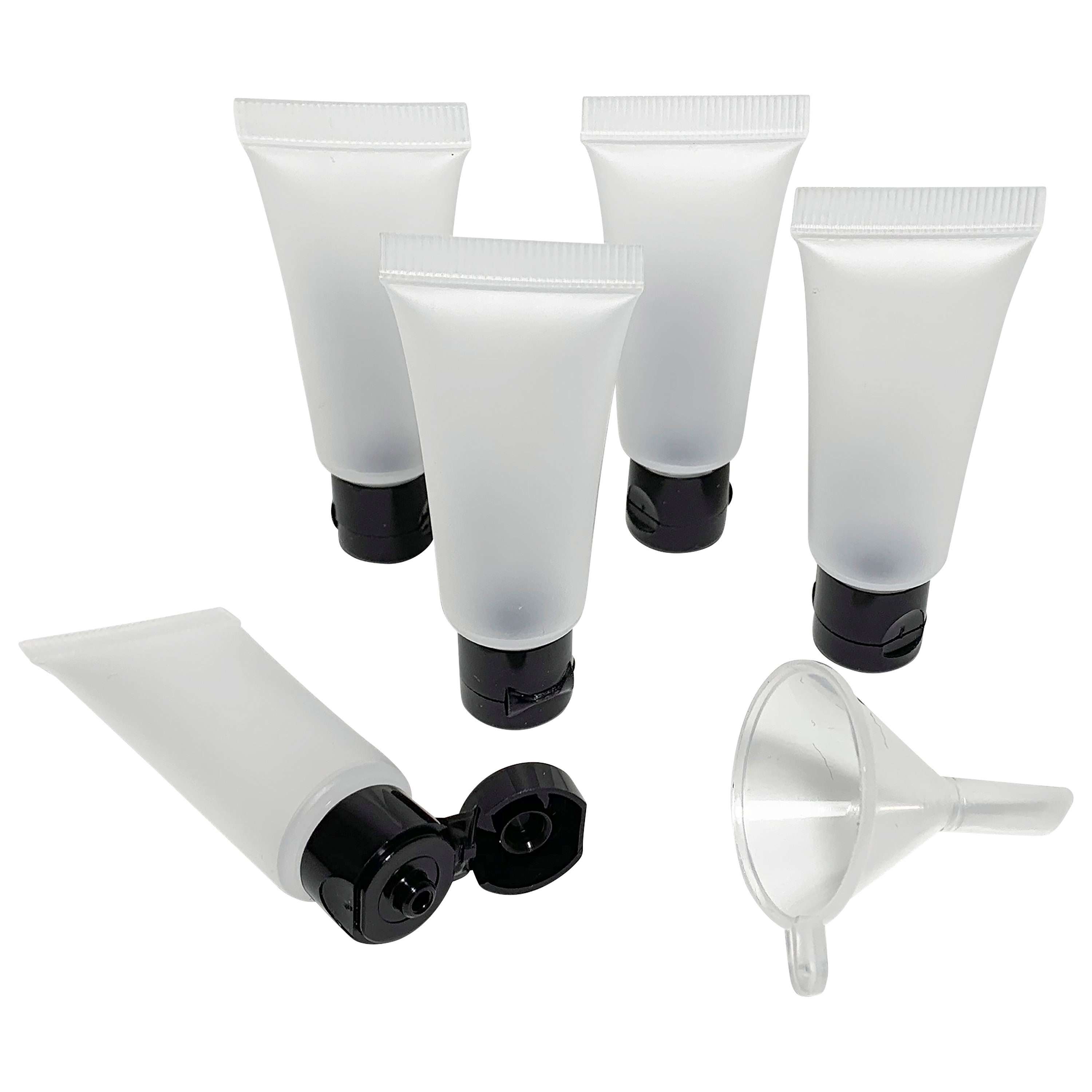 Clear Frosted Refillable Reusable Sample Bottle Squeeze Tubes Etsy Canada