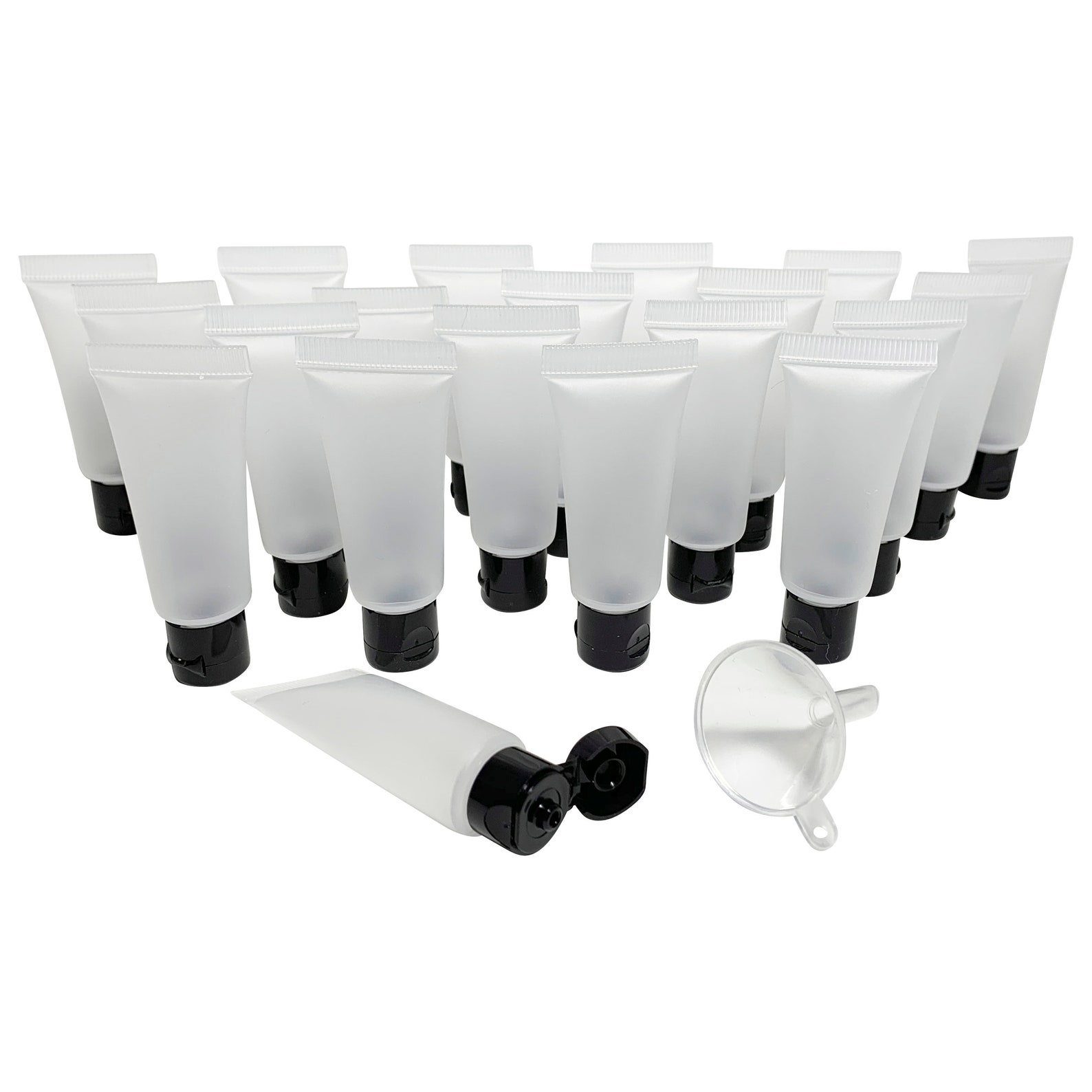 Clear Frosted Refillable Reusable Sample Bottle Squeeze Tubes Etsy Canada