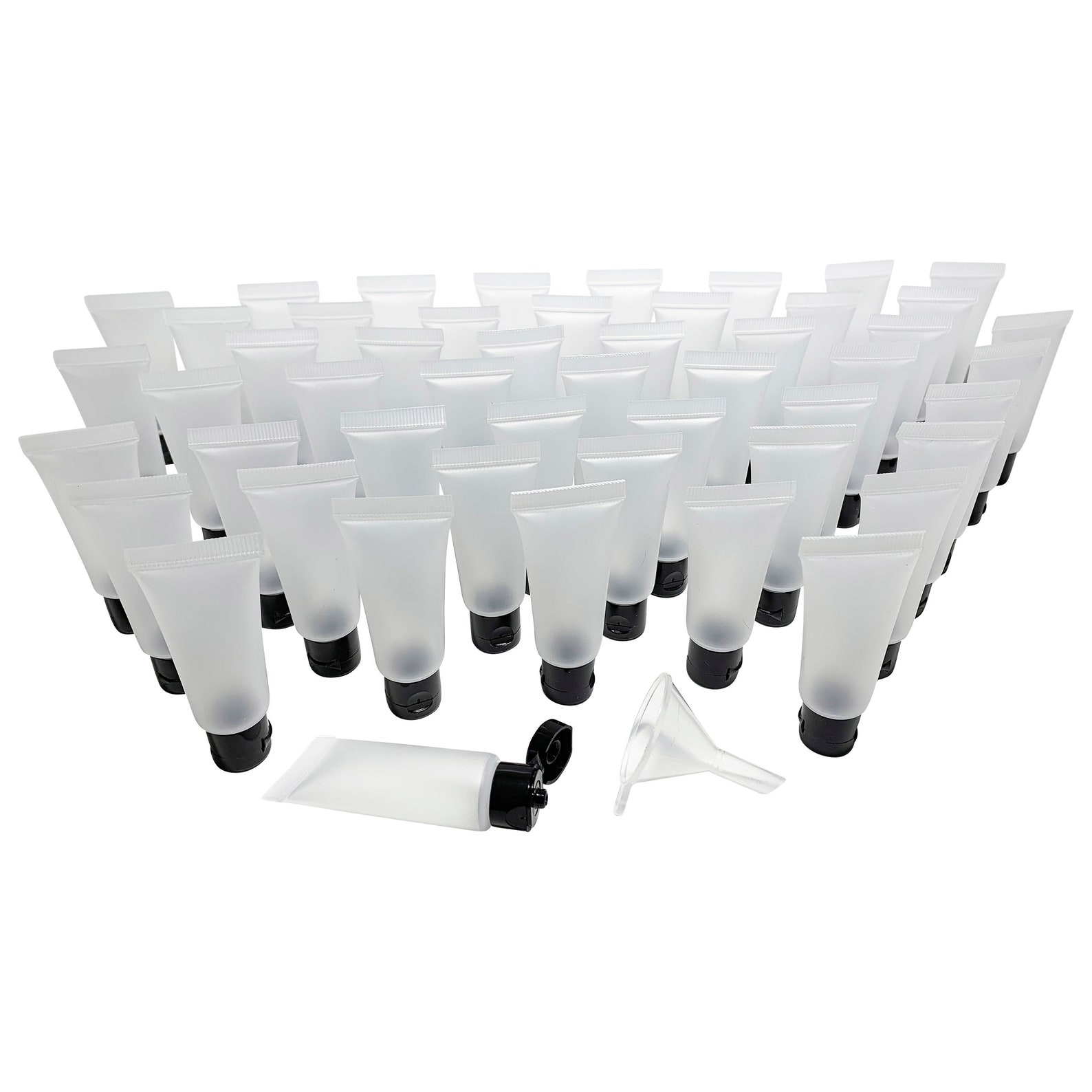 Clear Frosted Refillable Reusable Sample Bottle Squeeze Tubes Etsy