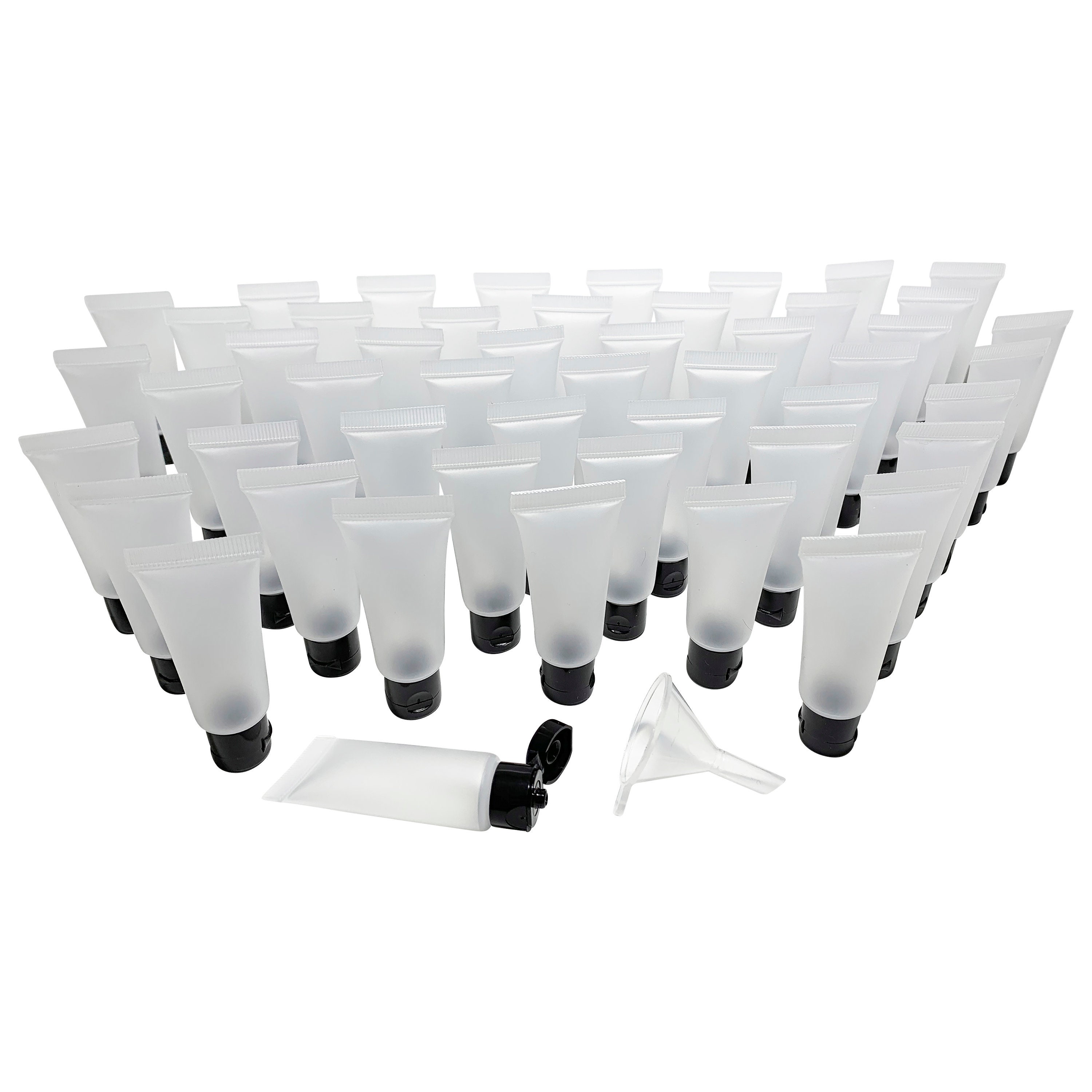 Clear Frosted Refillable Reusable Sample Bottle Squeeze Tubes Etsy