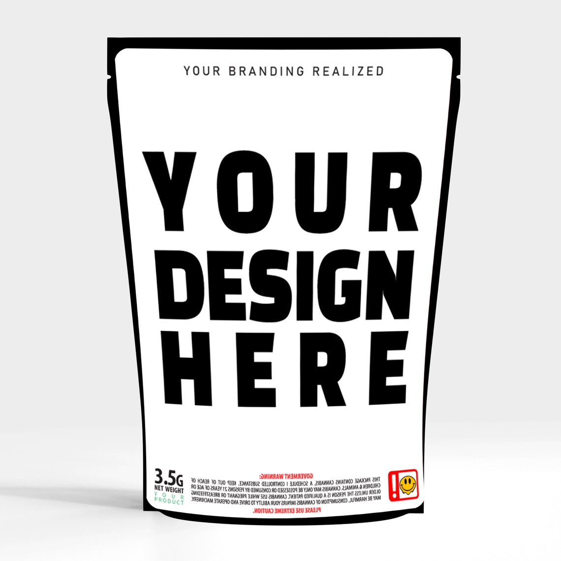 Custom Printed Mylar Bags 3.5g 7g 14g 1oz Sizes Etsy