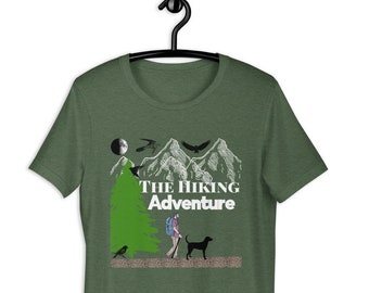 The Hiking Adventure T-Shirt - Hiking T-shirt - Camping T-shirt - Summertime Shirts - Camping Gifts - Outdoor Shirts - Hiking Gift