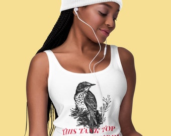 Tank Tops For Women Workout, This Tank Top Is For The Birds Tank Top, Tank Tops For Women Trendy, Workout Top, Fitness Top,Women Apparel Tee