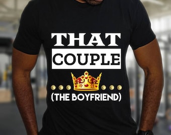 Par-T-shirt, Det där paret, pojkvännen-T-shirt, Alla hjärtans dag-present till honom, Alla hjärtans dag-present till henne, Matchande par-T-shirt, Hans och hennes T-shirt