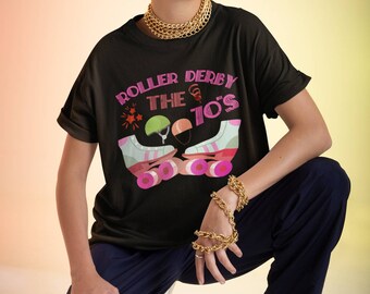 Roller Derby The 70's Tshirt Roller Skating Shirt Womens Roller Skate Shirt Skate Club Shirt Skating Club Shirt Clueless Shirt Roller Skate