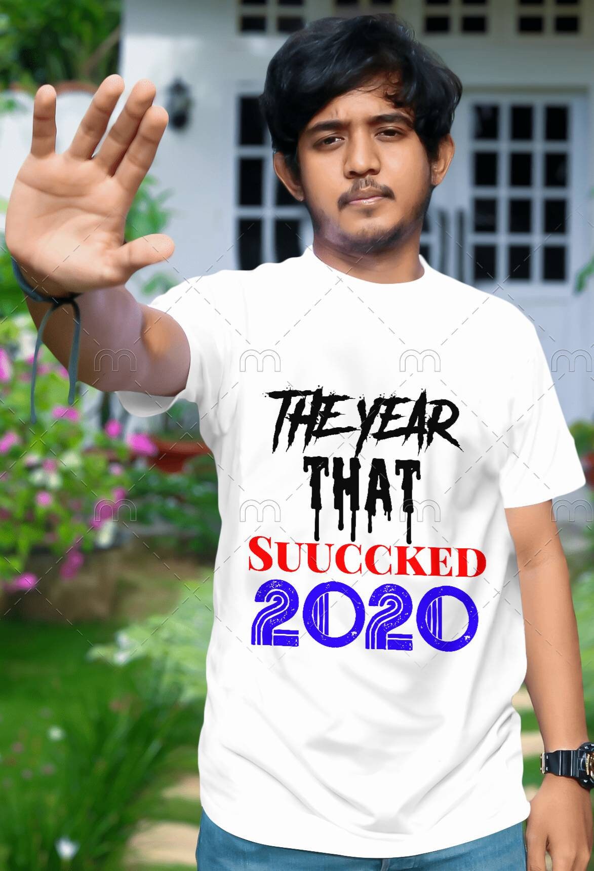 2020 finger logo t shirt