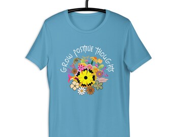 Zylkor Women's Suicide Awareness Graphic Tee - Sunflower Design, Soft Breathable T-Shirt For Mental Health Support