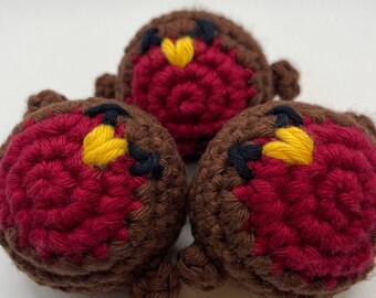 Handmade Crochet Catnip Robin Toy – Cat Gift