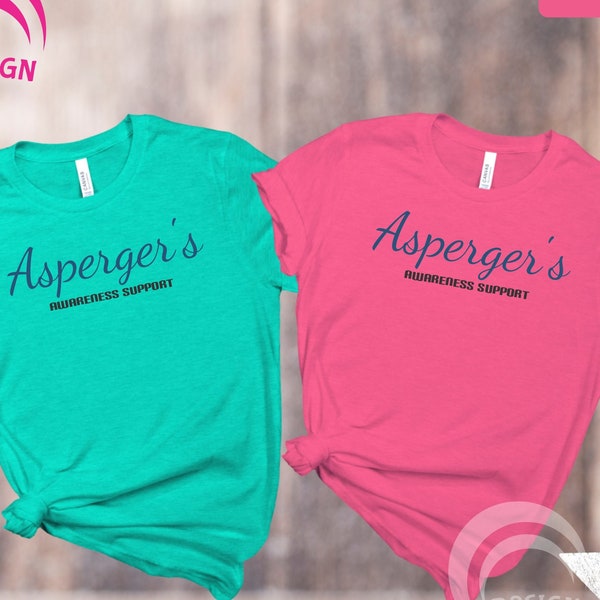 Asperger Support Shirt, Asperger Awareness Support Groups, Asperger Shirt, Asperger Awareness, Autism Awareness, Aspergers Shirt