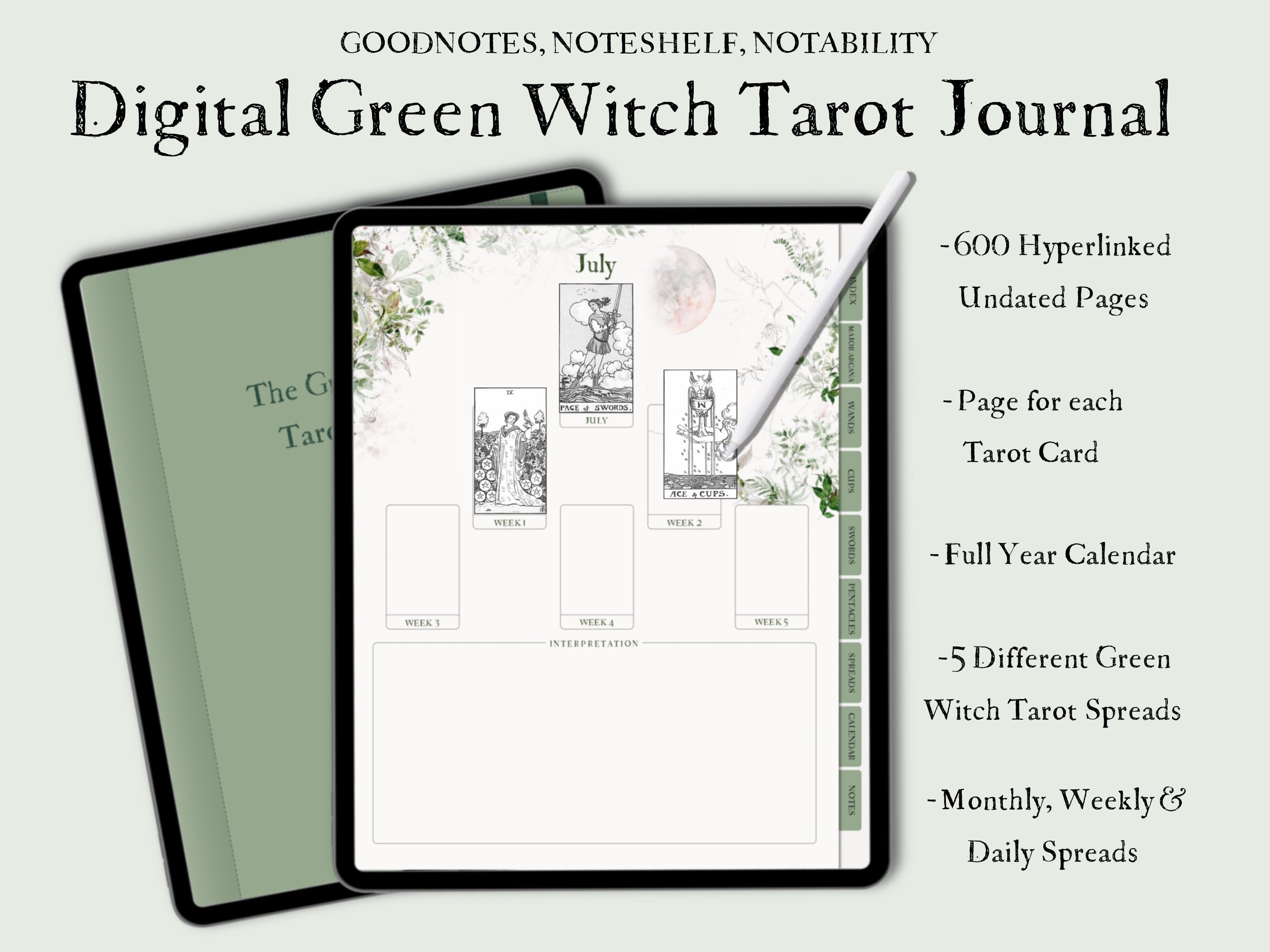 Writual Planner Review of Tarot Journal and Accessories