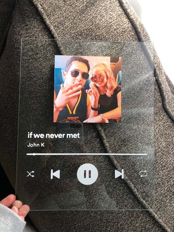 Custom Spotify Glass Spotify Album Spotify Codecouples Etsy