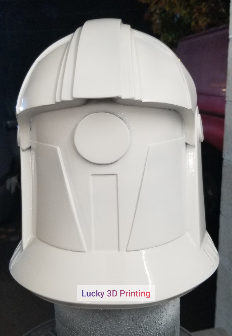Clone Trooper Pilot Helmet phase 1 animated version STL