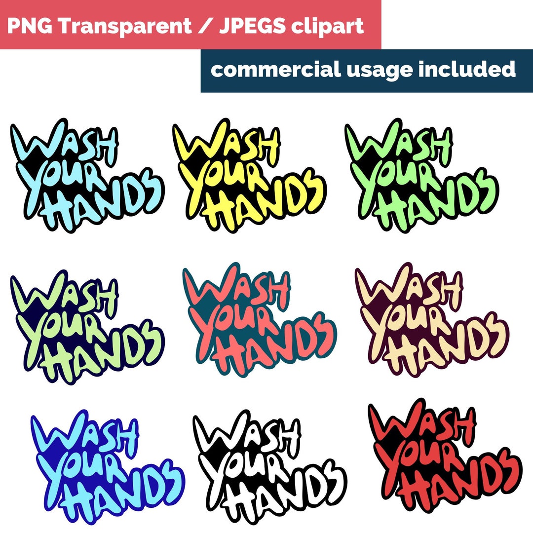 Wash Your Hands Commercial Use Clipart - Hand-drawn Clipart , Animated ...