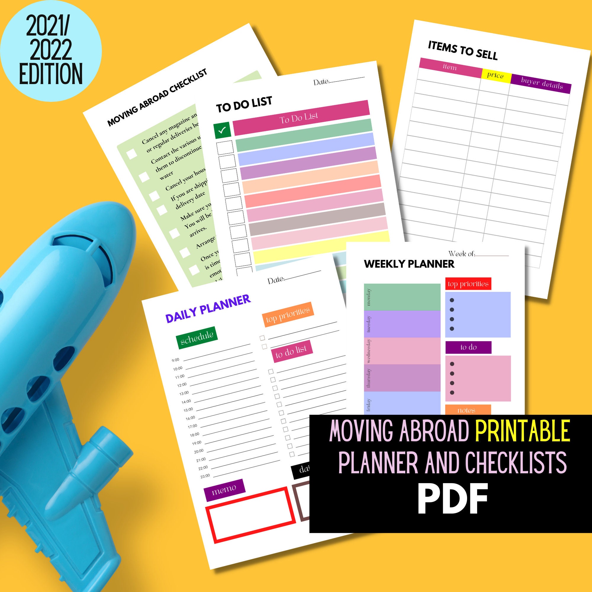 Printable Moving Checklist Moving Abroad Checklist Moving Abroad ...