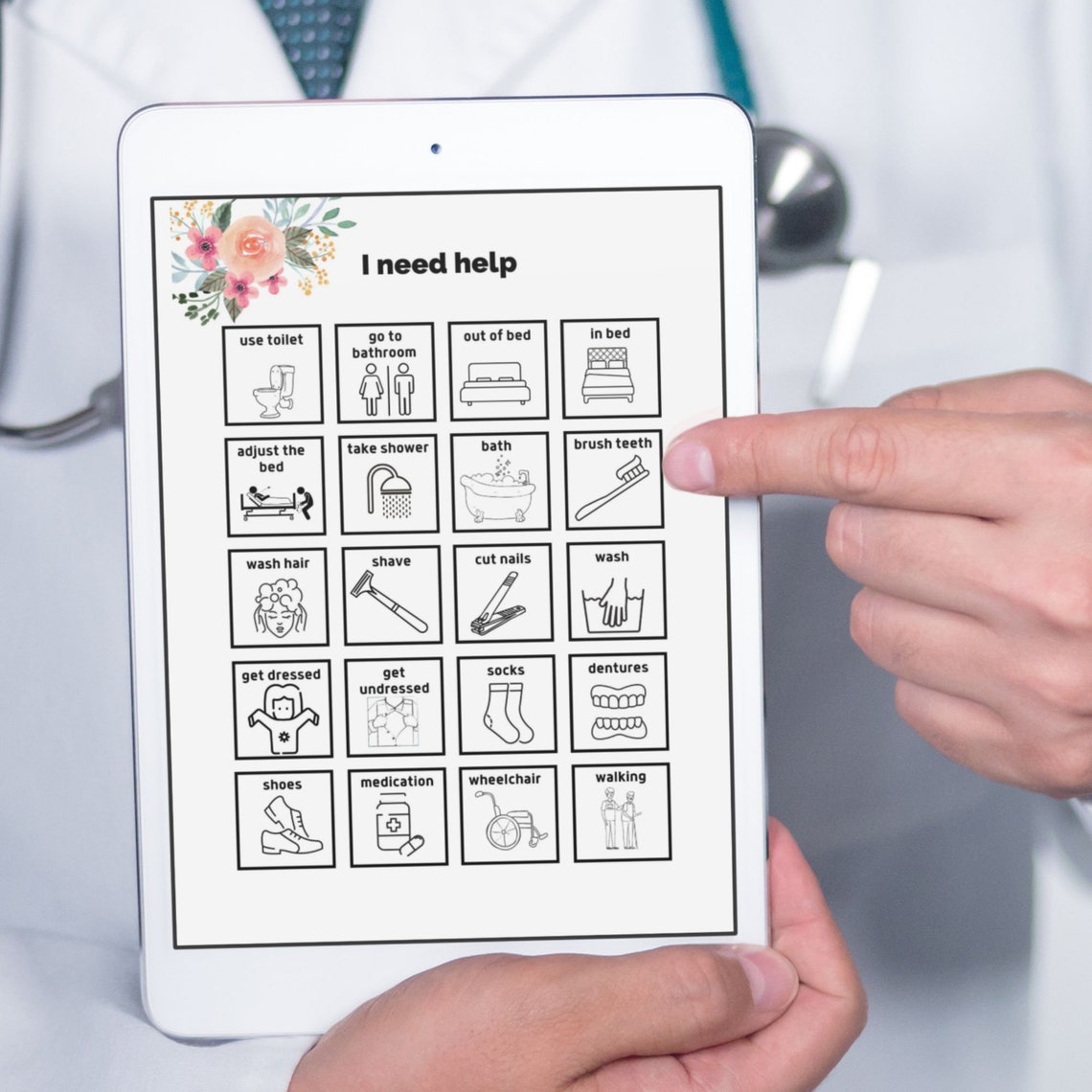 Communication / VISUAL Board PRINTABLE Autism PRINTABLES, Selective ...