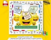Printable Feelings and Emptions game for kids / teens SEL Feelings Board Game | Social Emotional Learning Activity | Classroom & Home |