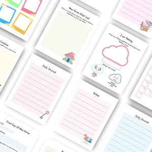 Printable Moving Home Journal for Children / Printable Moving House ...