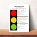 Printable Stop Light Behavior Chart Kids Behavior Chart Classroom ...
