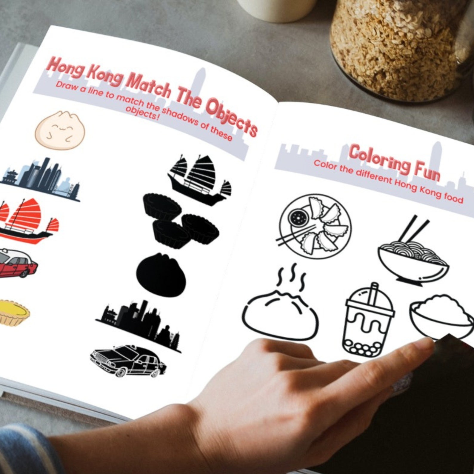 Hong Kong Printable Activity Book, Hong Kong, Printable Hong Kong ...
