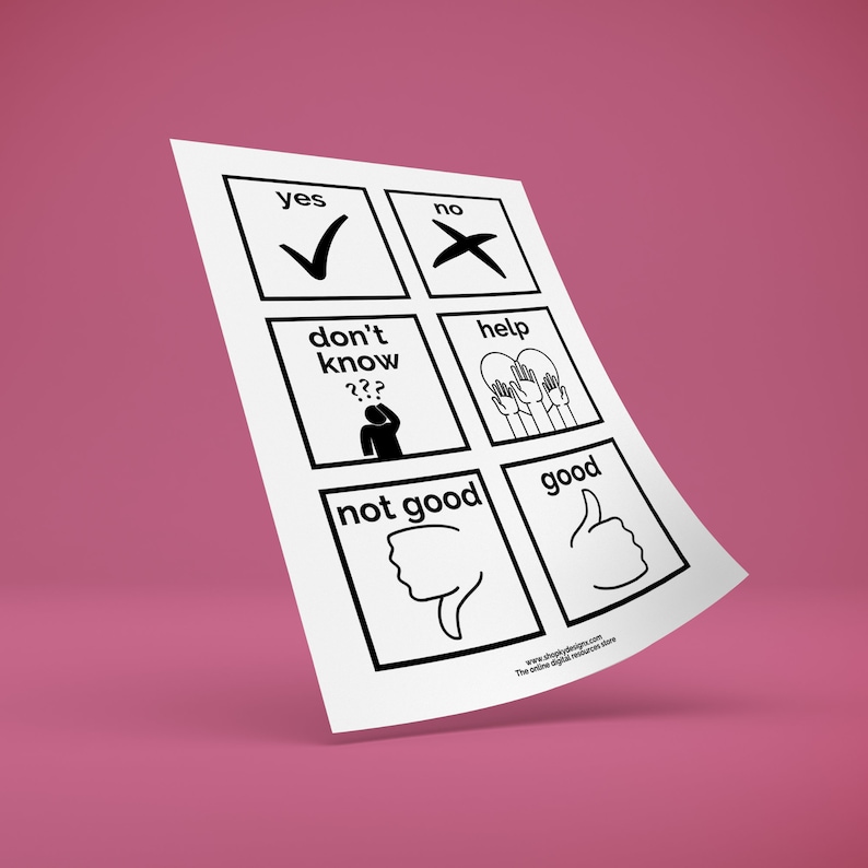 108 Printable Picture Exchange Communication Cards for Hospital Stays