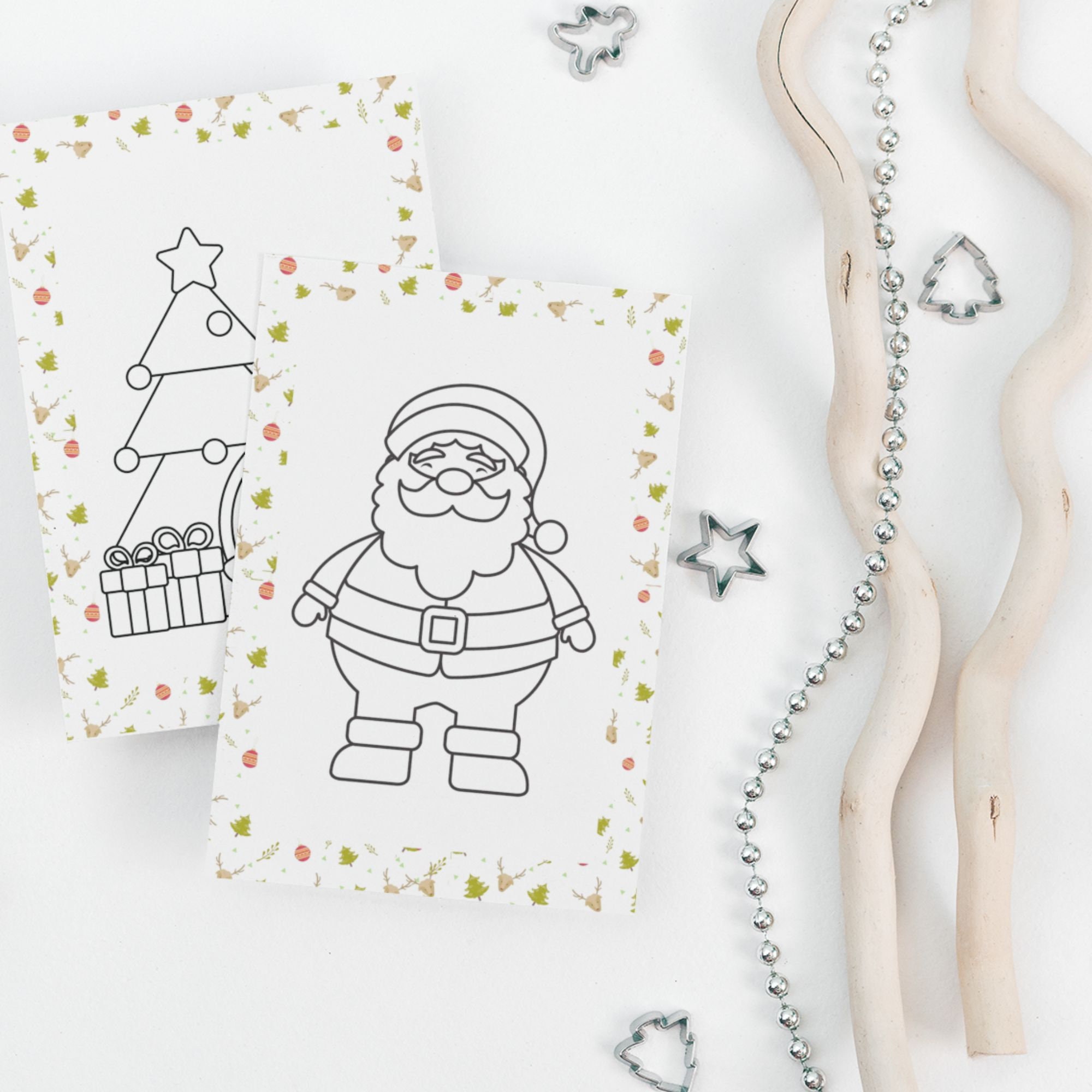 Letter to Santa , Printable Letter to Santa, Christmas Colouring, DIY ...
