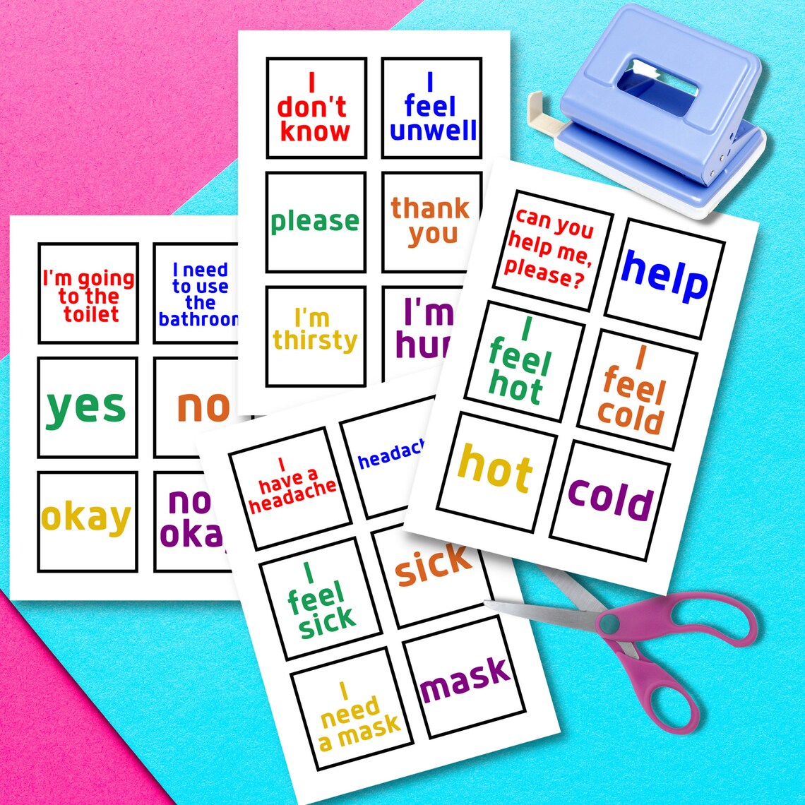 Printable Non Verbal Communication Cards Printable Word Searches