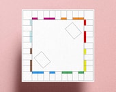 Printable Monopoly -style Game - Create Your Own Board Game  - printable games - Family Game Night Printable - Classroom Board Game Template