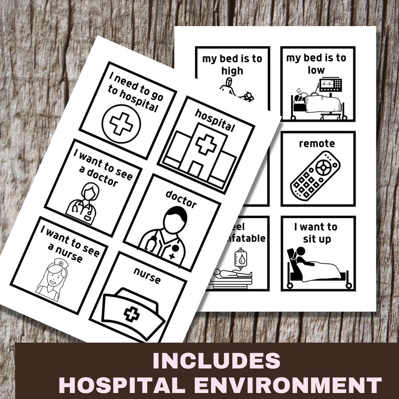 180 Printable Communication Cards for Non-verbal, Autism, Selective ...