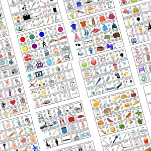 18 Printable Communication Boards / 177 Communication Cards With ...