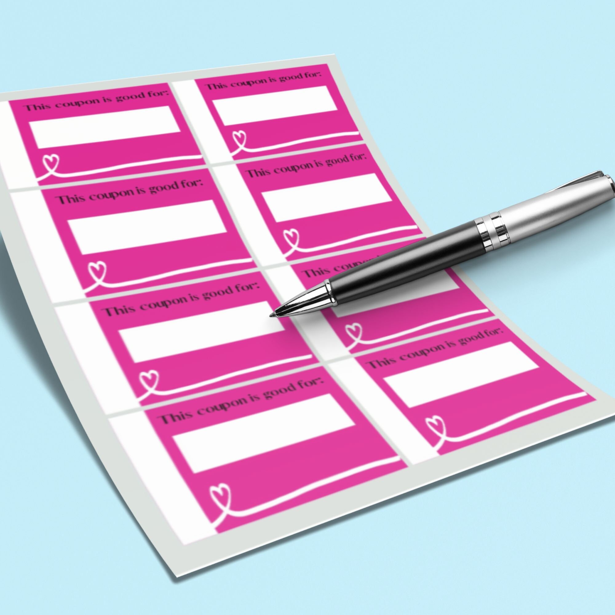 Printable MOTHERS DAY Coupons Editable Coupon Book, Mummy Vouchers ...