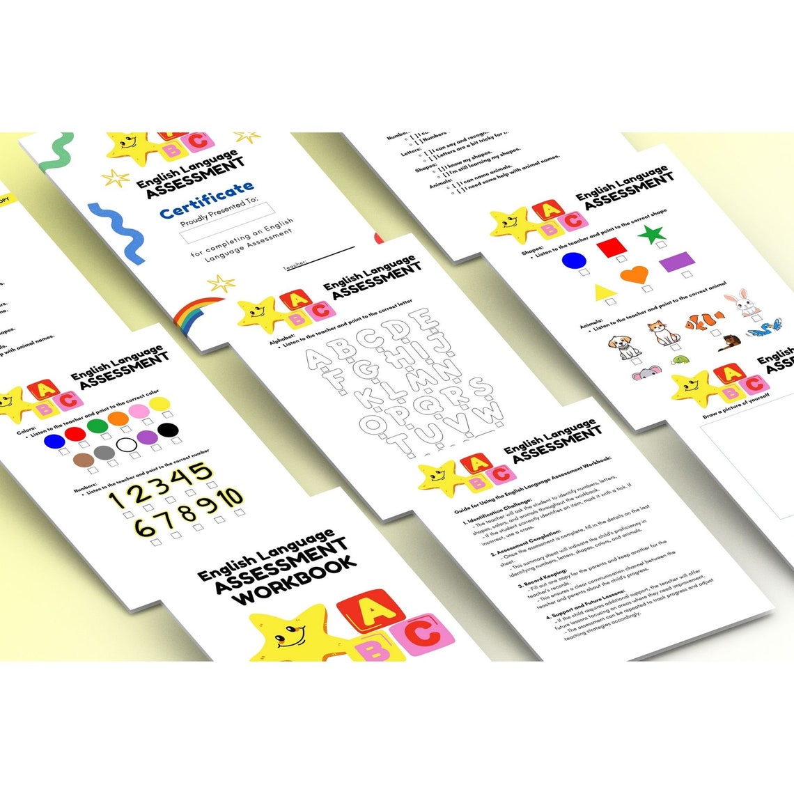 Esl Teaching Resources - English Language Assessment for Toddlers ...