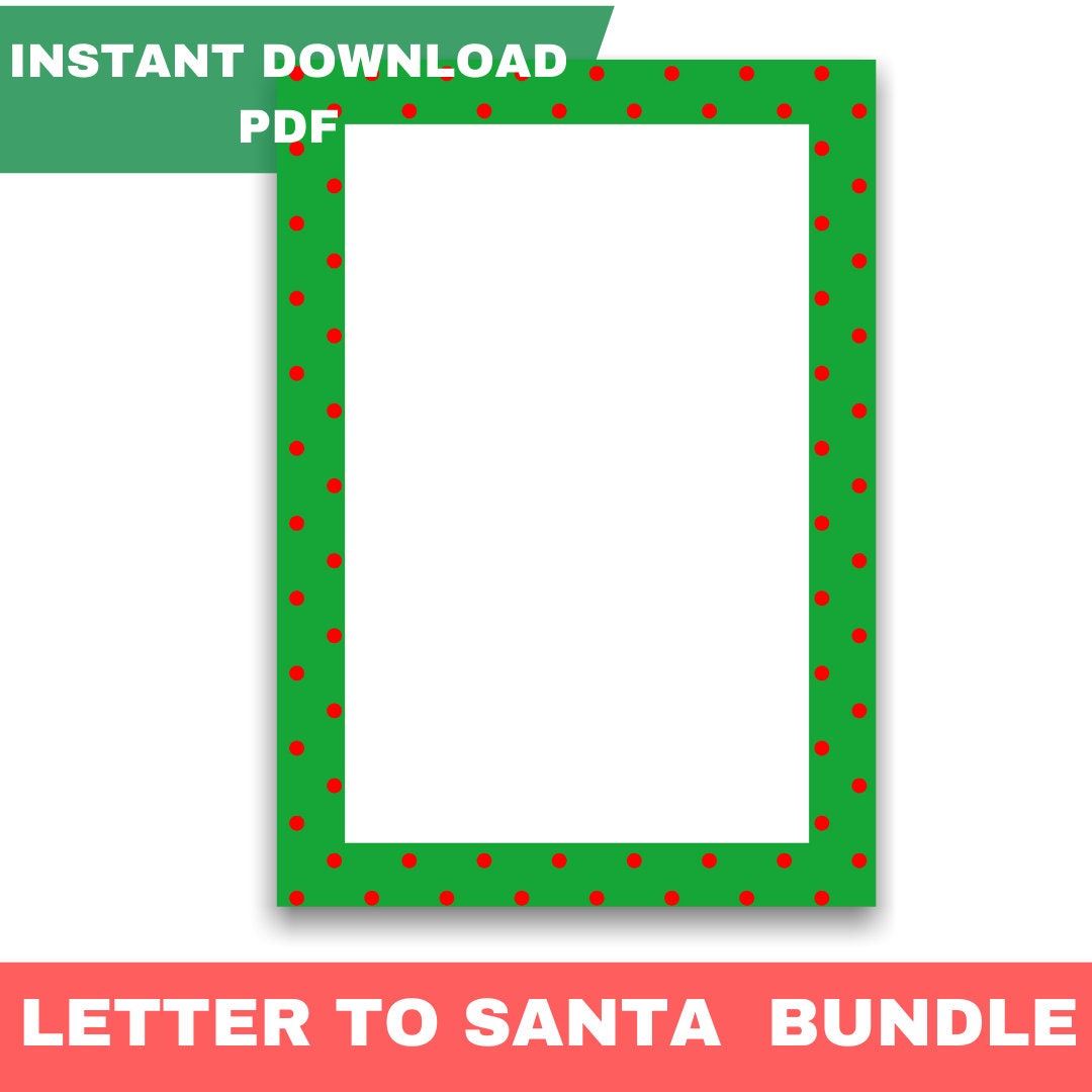Letter to Santa Printable Letter to Santa Christmas - Etsy