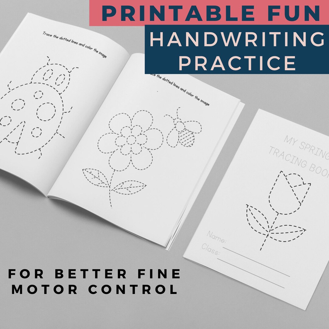 Printable Handwriting Spring Workbook,printables for Fine Motor ...