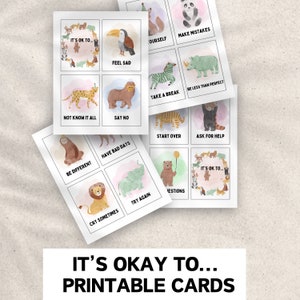 Karte zur Bewältigung von Ängsten.... Druckbare Karteikarten. Motivierende Affirmationen, Psychisches Wohlbefinden bei Kindern, Jugendlichen