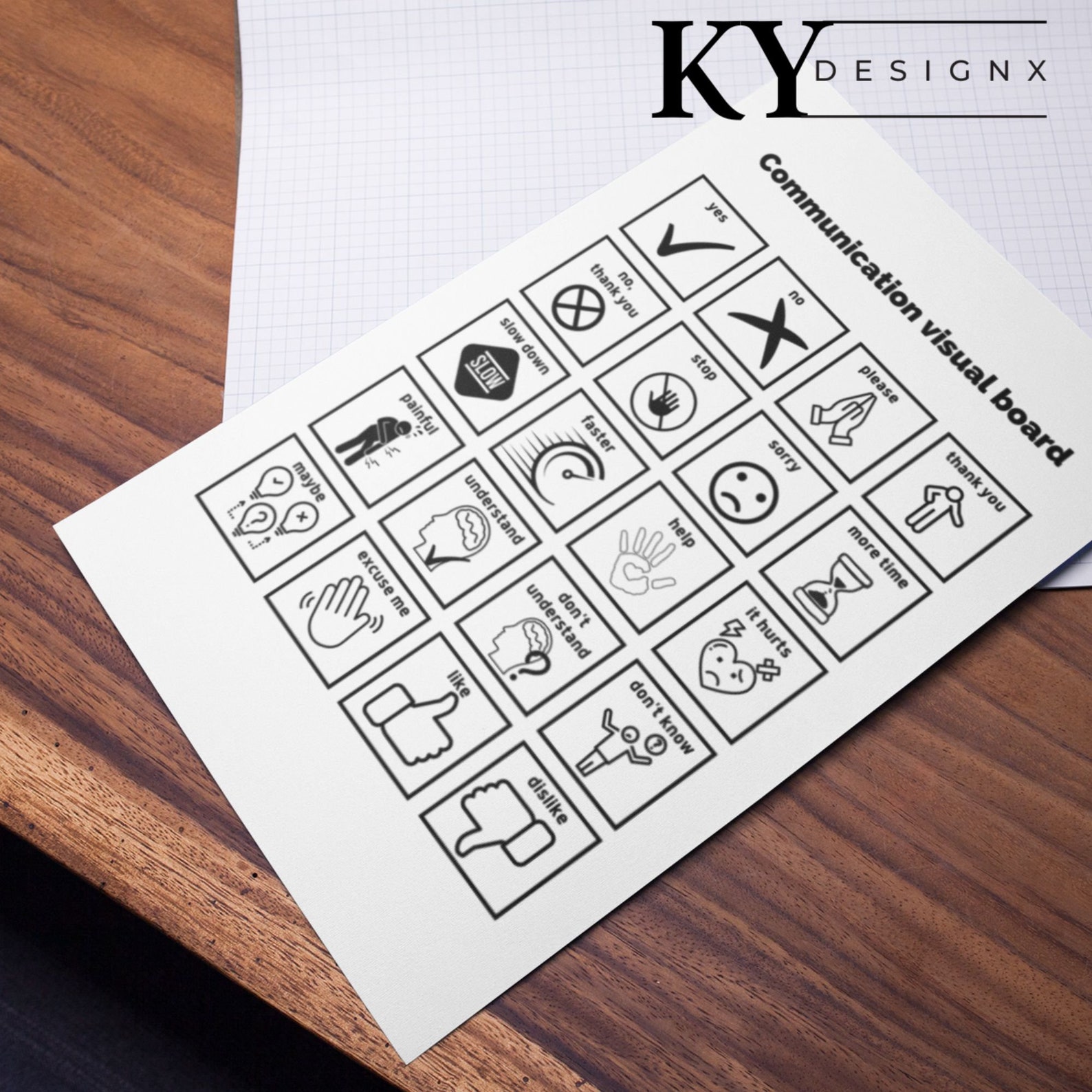 Printable Picture Communication Boards for Adults With Speech ...