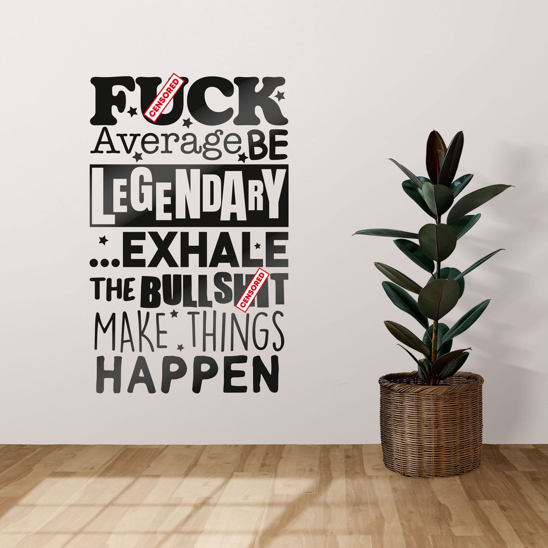 A Vinyl Wall Art Sticker for the Living Room Decor Decal Wall