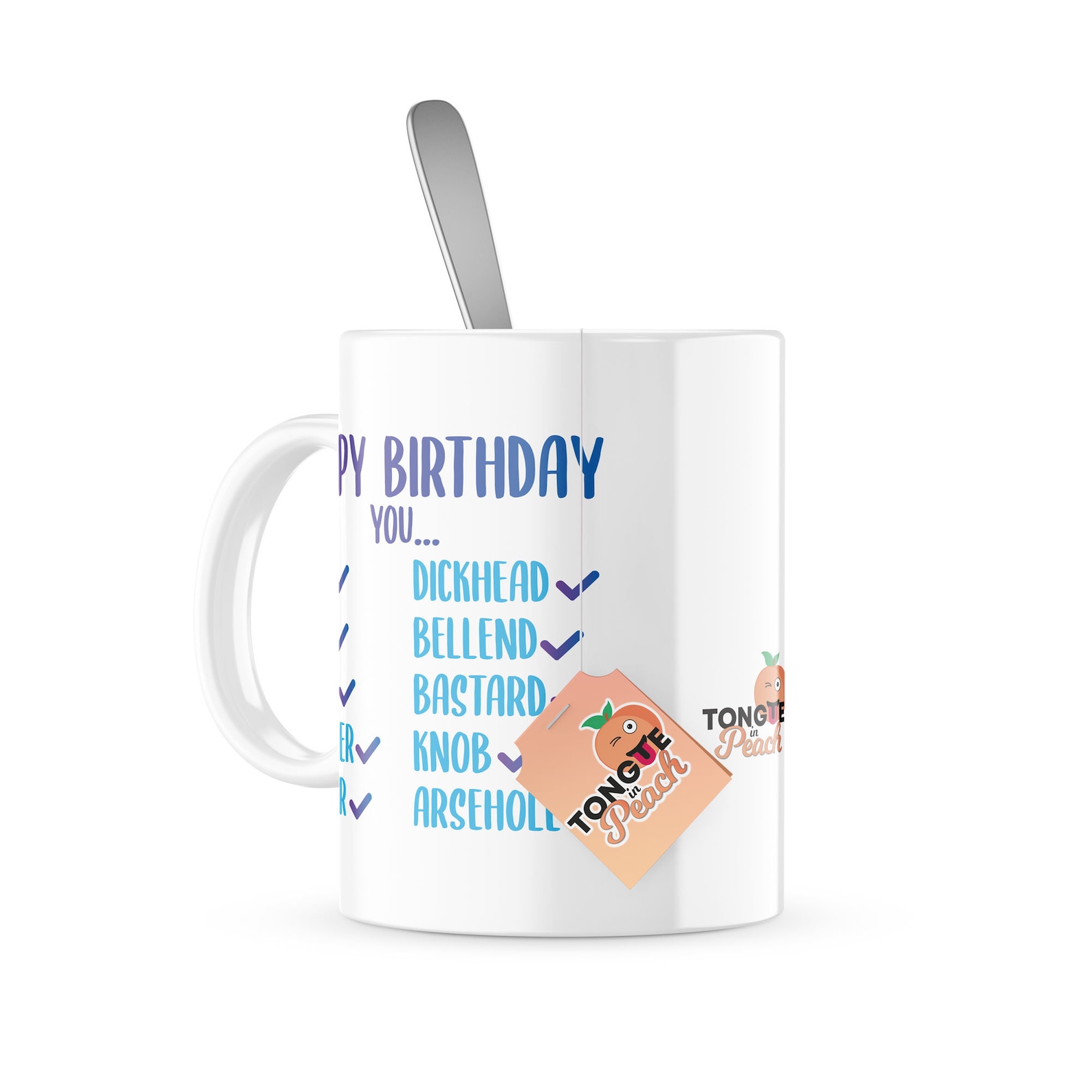 Funny Birthday Mug Happy Birthday You Swearing Insult Mugs Etsy
