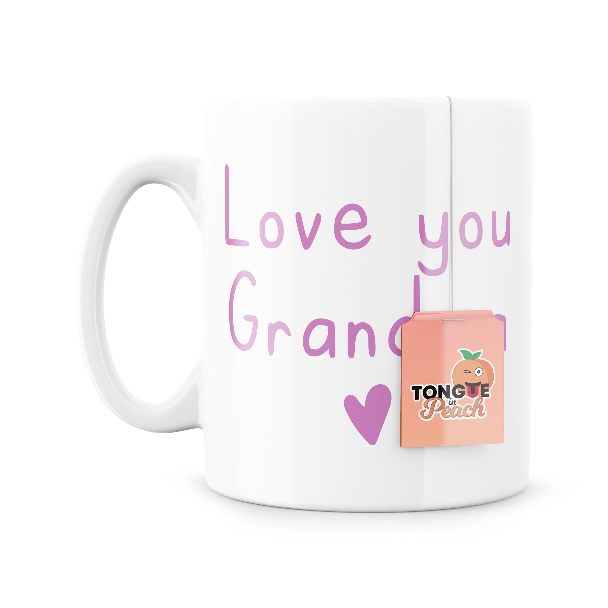 Grandparent Mugs Love You Grandma Mug For Nana Her Cute Etsy