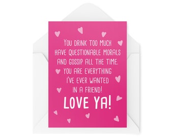 Best Friend Card - Funny Friend Cards - Everything I've Ever Wanted In A Friend - Bestie Birthday - Card For Friend - CBH507