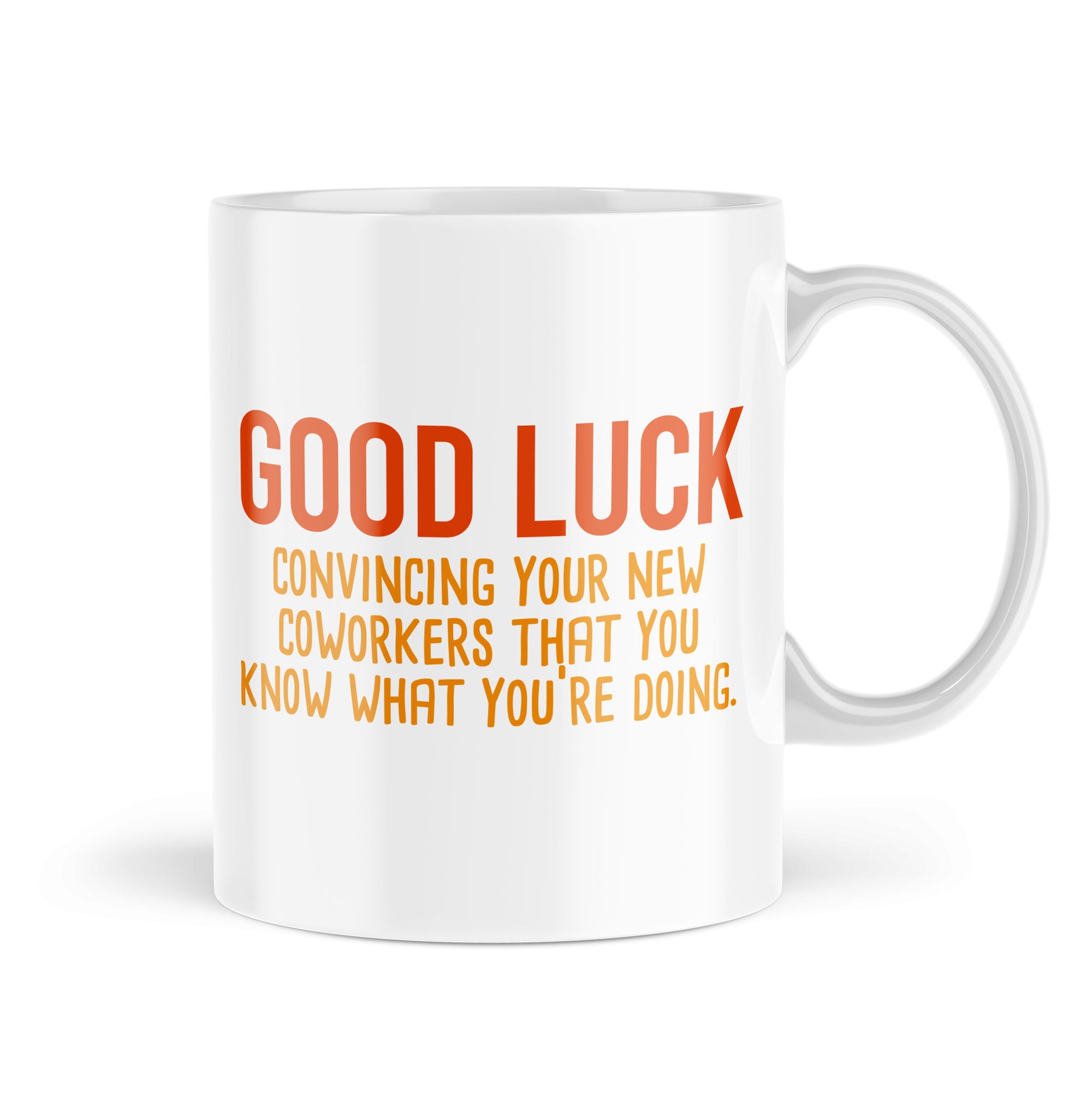 Funny Leaving Work Mug Good Luck Convincing New Coworkers - Etsy Funny Leaving Work Mug Good Luck Convincing New Coworkers - Etsy