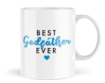 Godparent Mug | Best Godfather Ever | Christening Mugs | Birthday Gift For Him | From the Kids | MBH1091