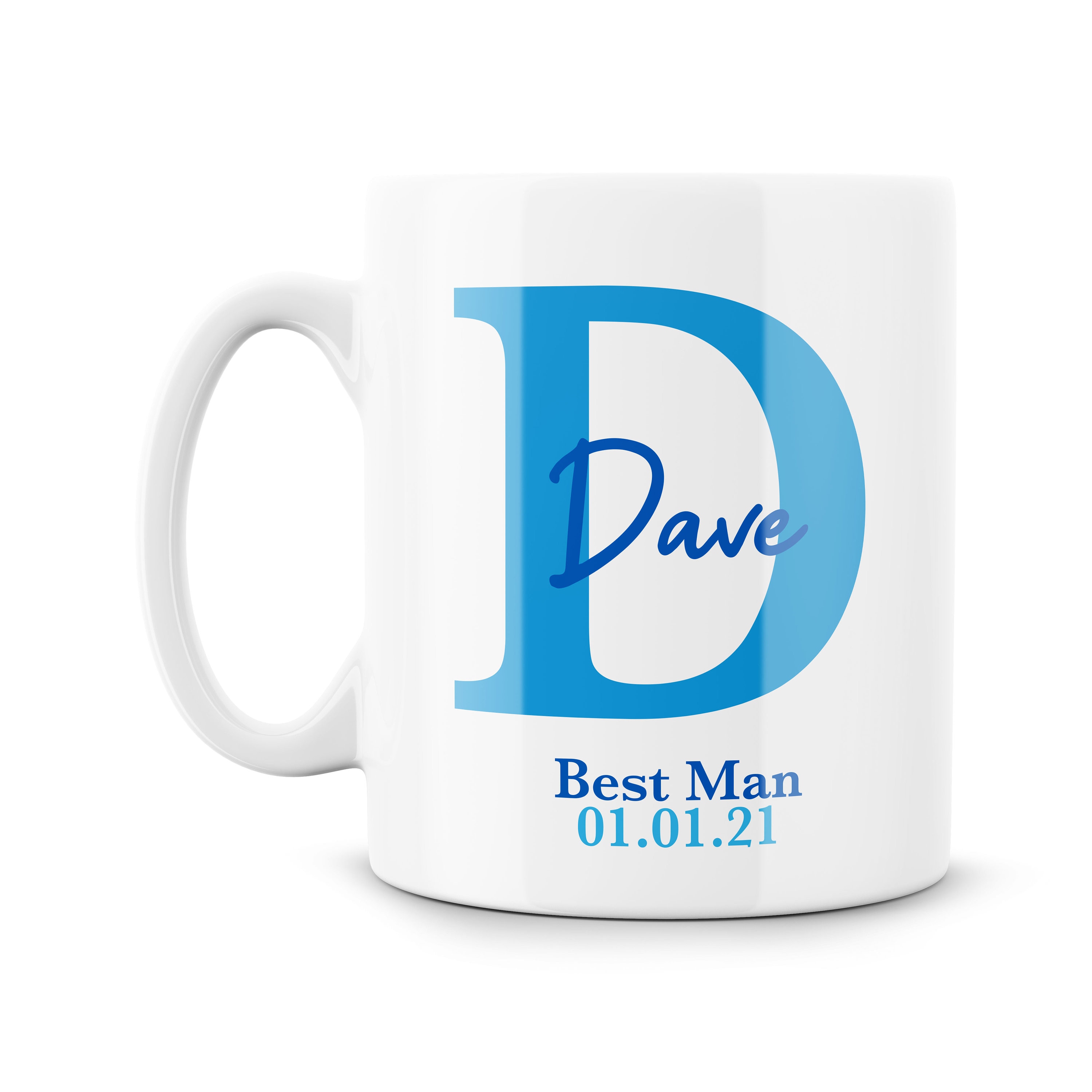 Personalised Name Mugs Best Man Engagement Custom Any Name Etsy