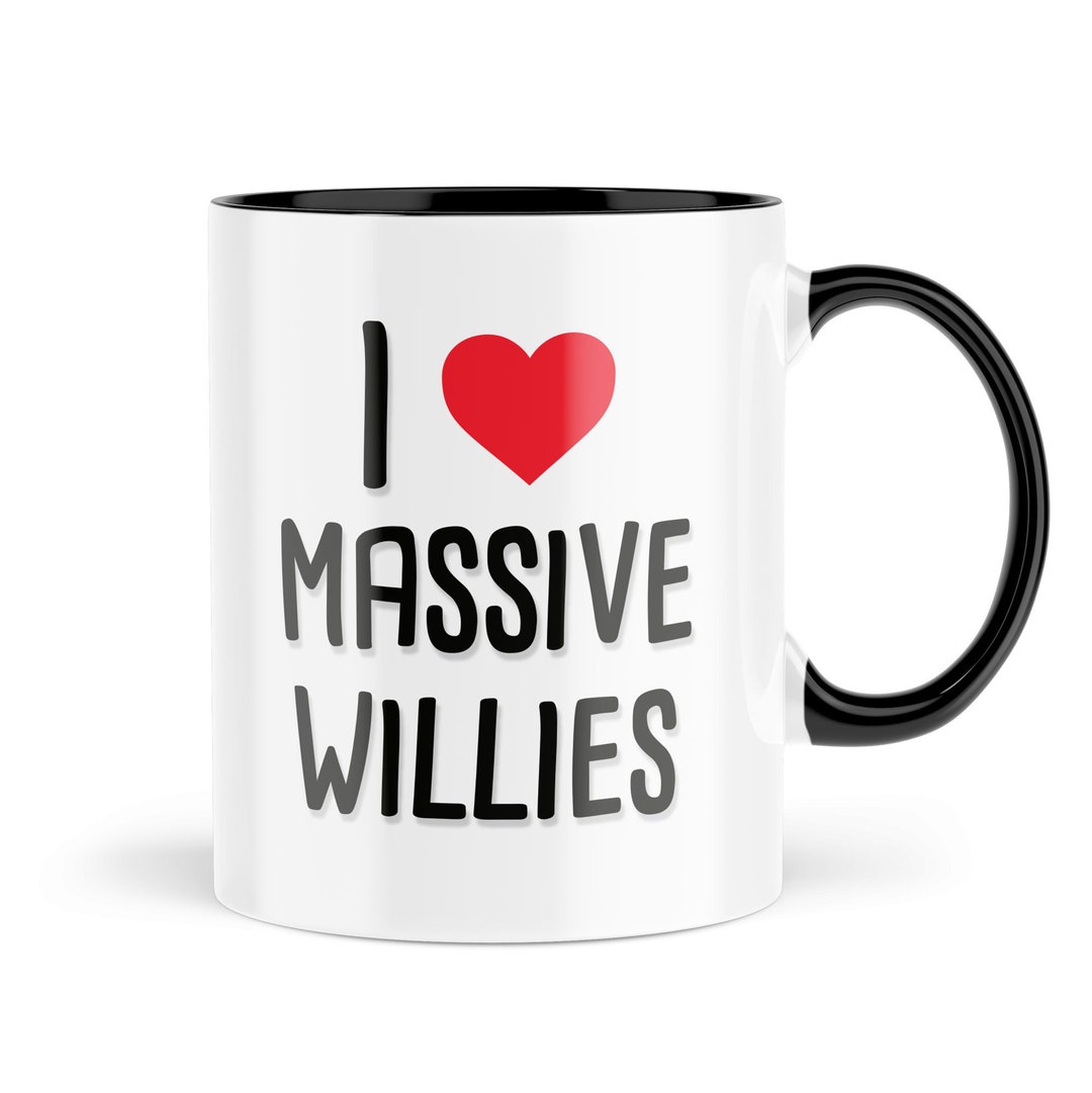 Funny Mugs Gifts for Him for Her Fun I Love Massive Etsy